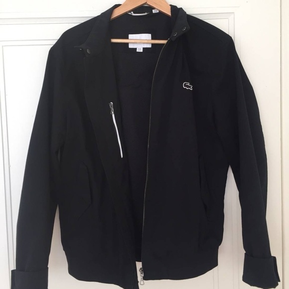lacoste twill jacket